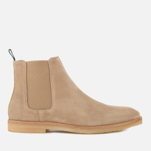 PS Paul Smith Men s Andy Suede Chelsea Boots Taupe Allsole