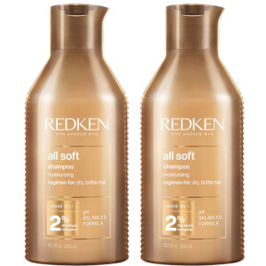 Dúo de champús All Soft de Redken (2 x 300 ml)