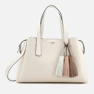Guess Women s Trudy Girlfriend Satchel White