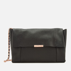 Ted Baker Women s Parson Unlined Soft Leather Cross Body Bag Black