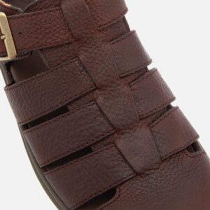 Dr. Martens Men s Fenton Grizzly Leather Fisherman Sandals Dark Brown Coggles
