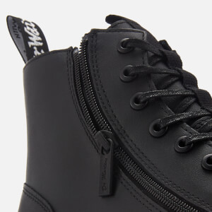 Dr. Martens Men s Talib Zip Softy T Leather 8 Eye Boots Black Allsole