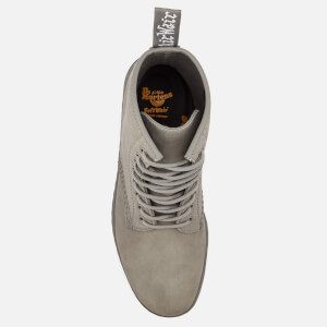 Dr. Martens Men s Newton Lite Canvas 8 Eye Lace Up Boots Grey Allsole