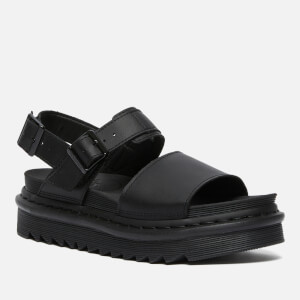 Dr marten black sandals best sale