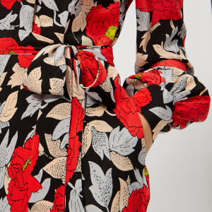 【DIANE VON FURSTENBERG】ジャージー マキシワンピース Diane von Furstenberg Women's Waist Tie Maxi Dress - Boswell