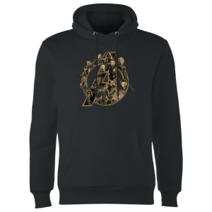 Marvel Avengers Infinity War Avengers Logo Hoodie Black Clothing