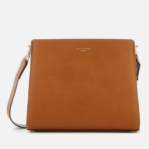 Aspinal of London Women s Ella Small Hobo Bag Tan with Tan Black Strap