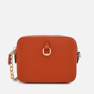 Lauren Ralph Lauren Women s Bennington Small Camera Cross Body Bag Burnt Orange