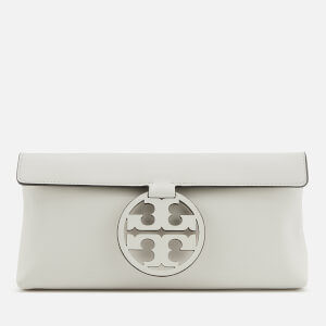 クラッチバッグ Tory Burch  Clutches Women Leather White/Optic White Tory Burch Britten Optic White Chain Wallet Wristlet
