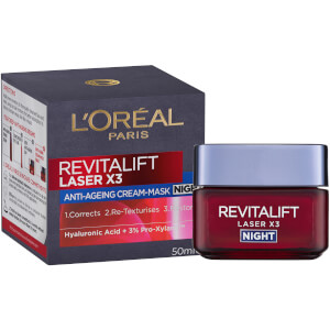 L'Oréal Paris Revitalift Laser X3 Anti-Ageing Night Mask-Cream 50ml