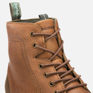 Barbour Men s Dalton Leather Toe Cap Lace Up Boots Cognac Texas