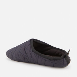 Barbour Men s Guthrie Quilted Fleece Lines Slippers Navy Coggles
