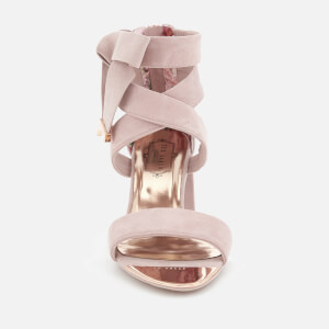 Ted Baker Women s Noxen 2 Suede Block Heeled Sandals Mink Pink Allsole