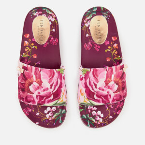 Ted Baker Women s Qarla Slide Sandals Serenity Print Allsole