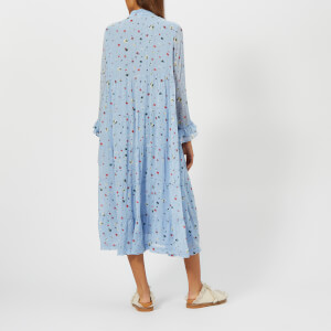 Ganni dainty georgette kjole outlet