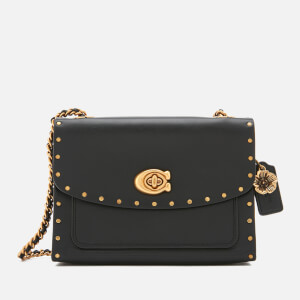 Coach crystal border rivets parker new arrivals 18 shoulder bag