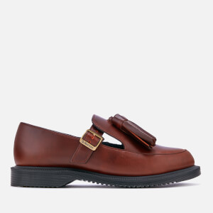 Dr. Martens Women s Gracia Brando Leather Tassel Flats Oxblood Allsole