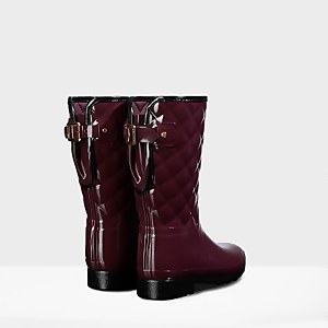 Hunter short quilted boots store