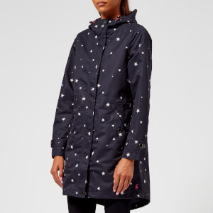 Joules raine waterproof parka marine navy hotsell
