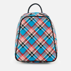 Vivienne Westwood Women's Shuka Tartan Mini Backpack - Blue