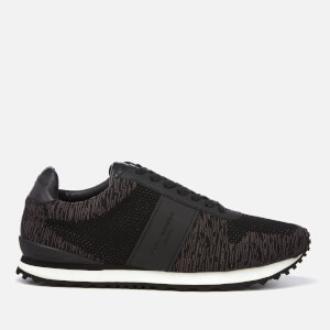 Kurt Geiger London Men s Lamont Knitted Runner Style Trainers Grey