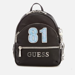 guess manhattan mini backpack Grey Logo Reinforced bottom with protective feet for increased stability Manhattan Mini Backpack Guess Rucksack