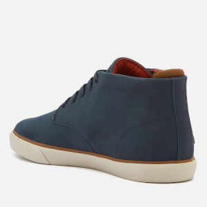 Lacoste Men s Esparre Chukka 318 1 Leather Suede Derby Chukka Boots Navy Brown Allsole