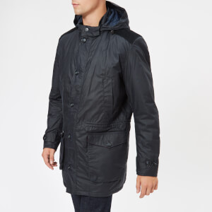 Barbour Men s Crieff Wax Jacket Navy Coggles