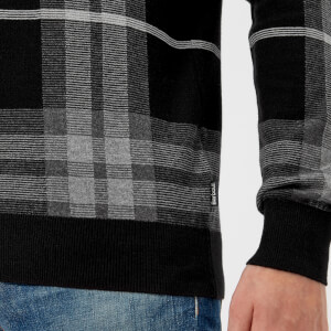 Barbour tartan jacquard hotsell crew neck sweater