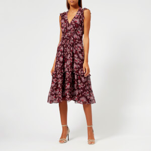 Whistles Women s Pitti Print Double Strap Dress Pink Multi TheHut