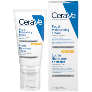 CeraVe AM Facial Moisturising Lotion SPF25 with Ceramides for Normal to Dry Skin 52ml