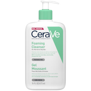 Limpiador facial en espuma de CeraVe 473 ml