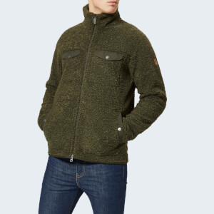 Fjallraven Men s Greenland Pile Fleece Jacket Deep Forest Coggles
