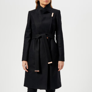 Sandra long wrap coat clearance