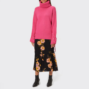 McQ Alexander McQueen 襟ピン リボンシャツ ピンク