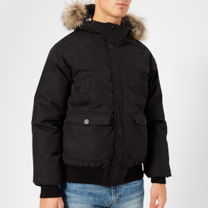 Pyrenex Men s Mistral Bomber Jacket Fur Black TheHut