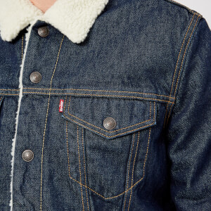 Levi s Men s Type 3 Sherpa Trucker Jacket Rockridge Coggles