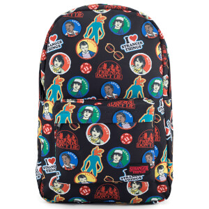 Loungefly Stranger Things Sticker Print Backpack Pop In A Box Canada