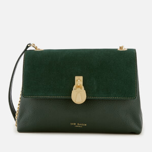 Ted baker helena suede padlock crossbody bag clearance