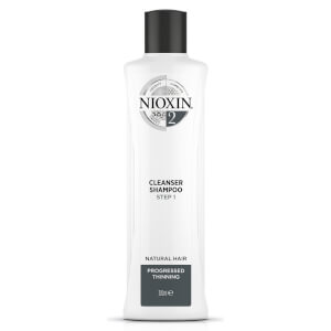 NIOXIN 3-part System 2 Cleanser Shampoo for Natural Hair with Progressed Thinning 300ml