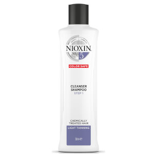NIOXIN 3-part System 5 Cleanser Shampoo for Chemically Treated Hair with Light Thinning 300ml
