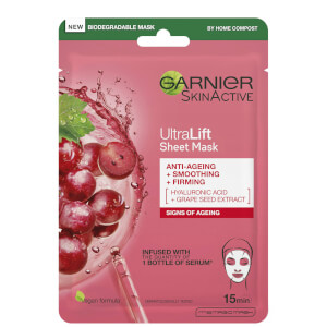 Garnier Ultralift Anti Ageing Radiance Boosting Face Sheet Mask 32g