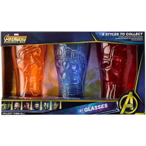 Meta Merch Marvel Infinity Stone Glasses - Iron Man, Captain America ...