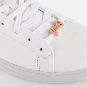 Ted Baker Women s Astrina Leather Frill Low Top Trainers White