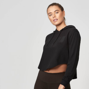 Buy Cropped Women s Logo Hoodie Myprotein
