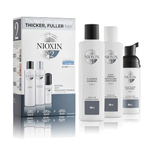Kit de prueba del sistema 2 de NIOXIN para cabello natural con adelgazamiento progresivo