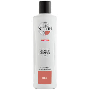 NIOXIN Champú Limpiador Sistema 4 para cabellos coloreados con adelgazamiento progresivo 300ml