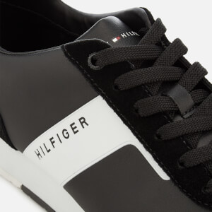 Tommy hilfiger leather material mix runner hot sale