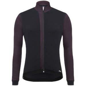 Santini Origine Long Sleeve Jersey Black Bordeaux ProBikeKit