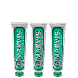 Pack de pasta de dientes Menta fuerte clásica de Marvis (3 x 85 ml)